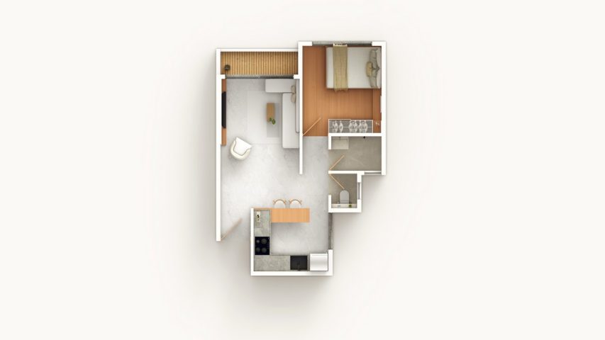 1BHK -2D